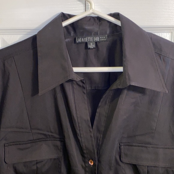 Lafayette 148 Button Down Top - Picture 5 of 8